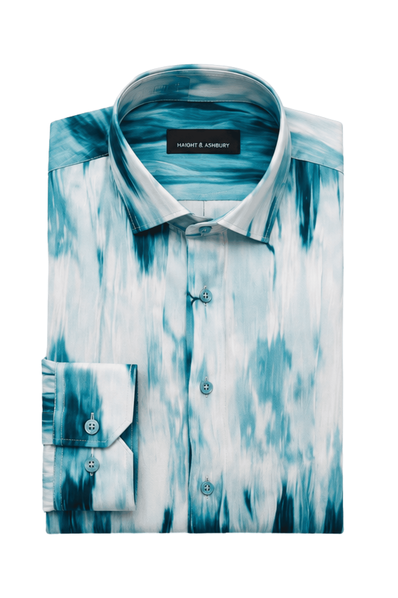 [48022-111] DT PRINTED DRESS SHIRT