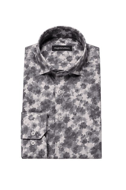 [48022-112] DT PRINTED DRESS SHIRT