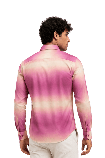 [48022-113] DT PRINTED DRESS SHIRT