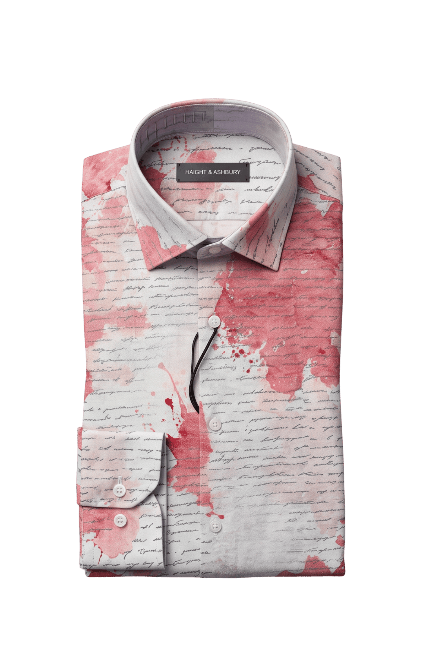 [48022-114] DT PRINTED DRESS SHIRT
