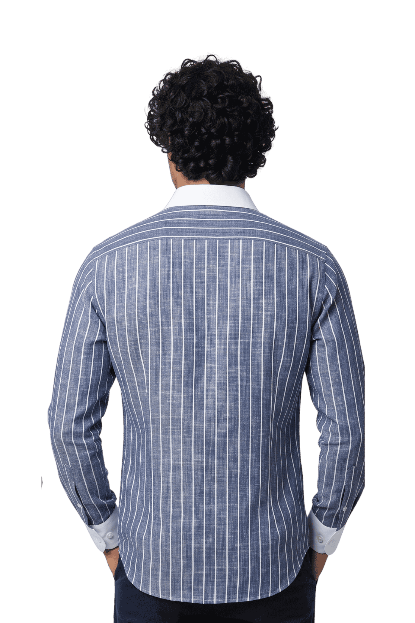 [48022-116] DT PRINTED DRESS SHIRT