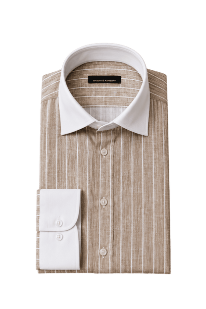 [48022-117] DT PRINTED DRESS SHIRT