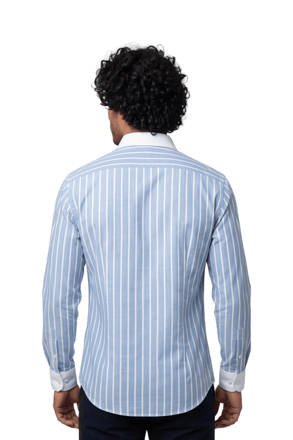 [48022-118] DT PRINTED DRESS SHIRT