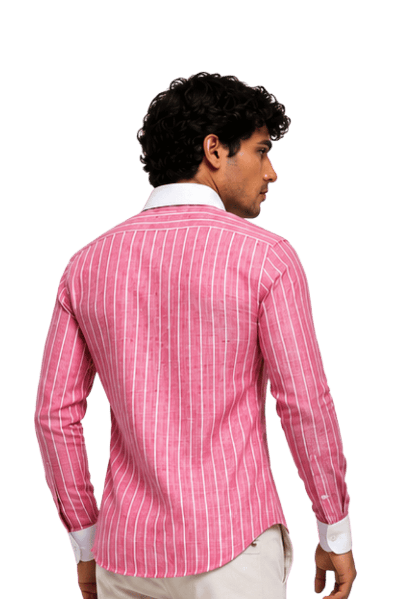 [48022-119] DT PRINTED DRESS SHIRT