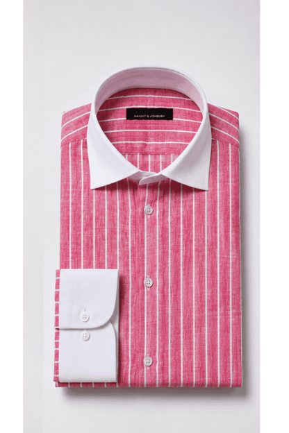 [48022-119] DT PRINTED DRESS SHIRT