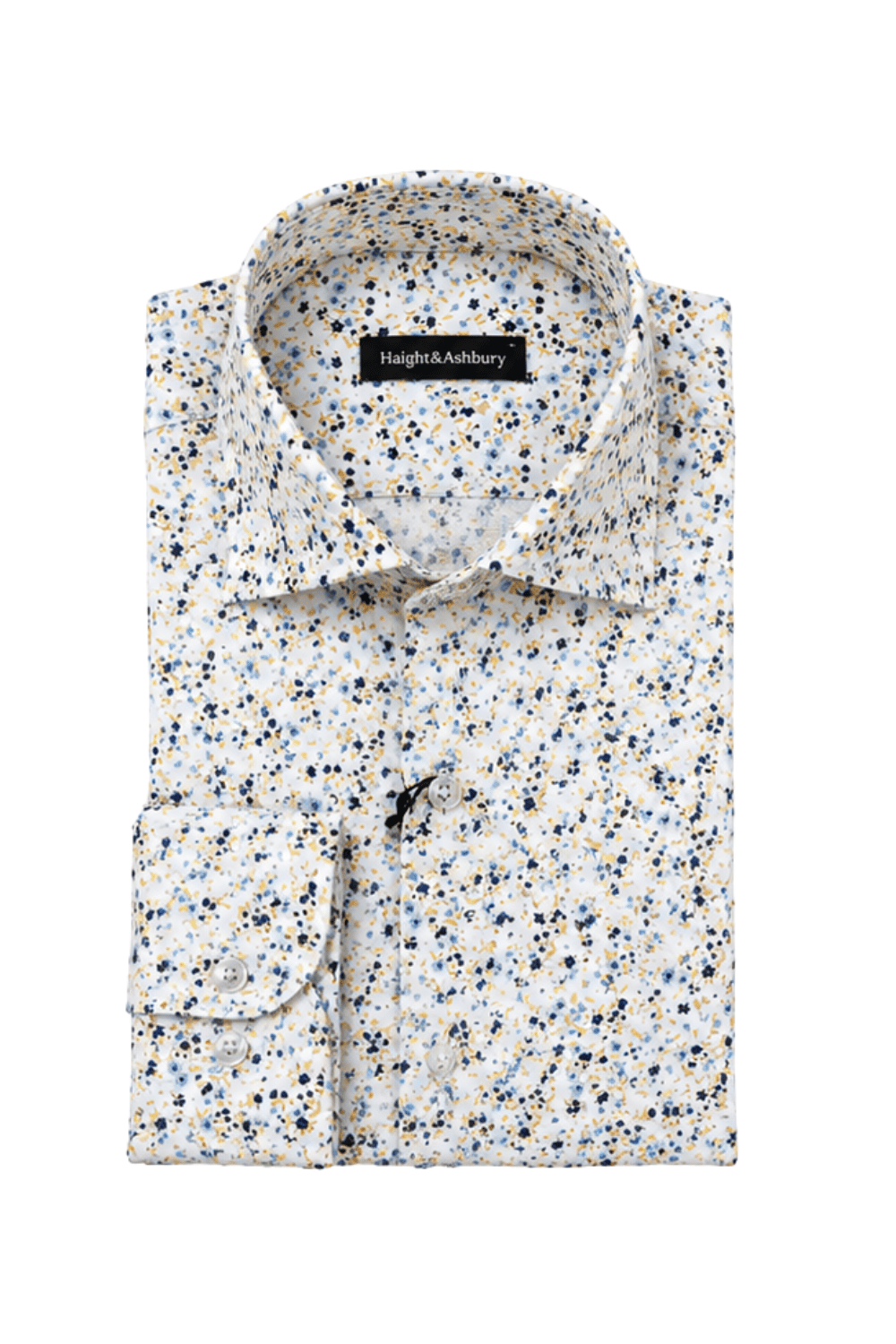 [48022-11] DT PRINTED DRESS SHIRT