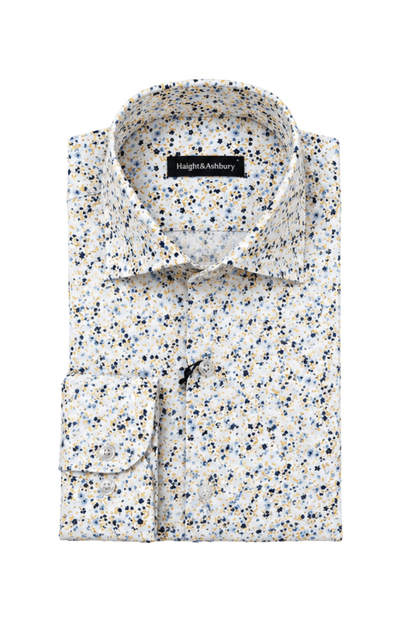 [48022-11] DT PRINTED DRESS SHIRT