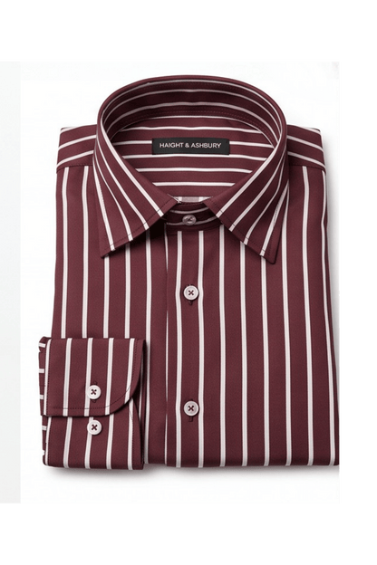 [48026-10] LS BENGAL STRIPE DRESS SHIRT