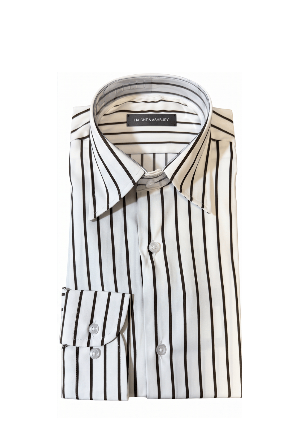 [48026-12] LS REVERSED BENGAL STRIPE DRESS SHIRT