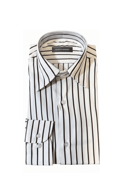 [48026-12] LS REVERSED BENGAL STRIPE DRESS SHIRT