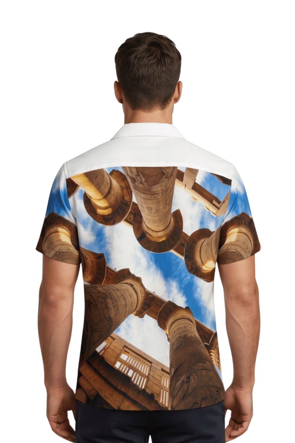 [48021-13] Resort Collar Short Sleeve Shirt