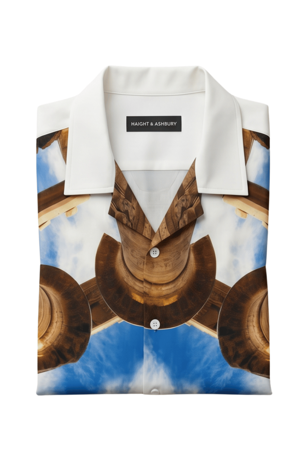 [48021-13] Resort Collar Short Sleeve Shirt
