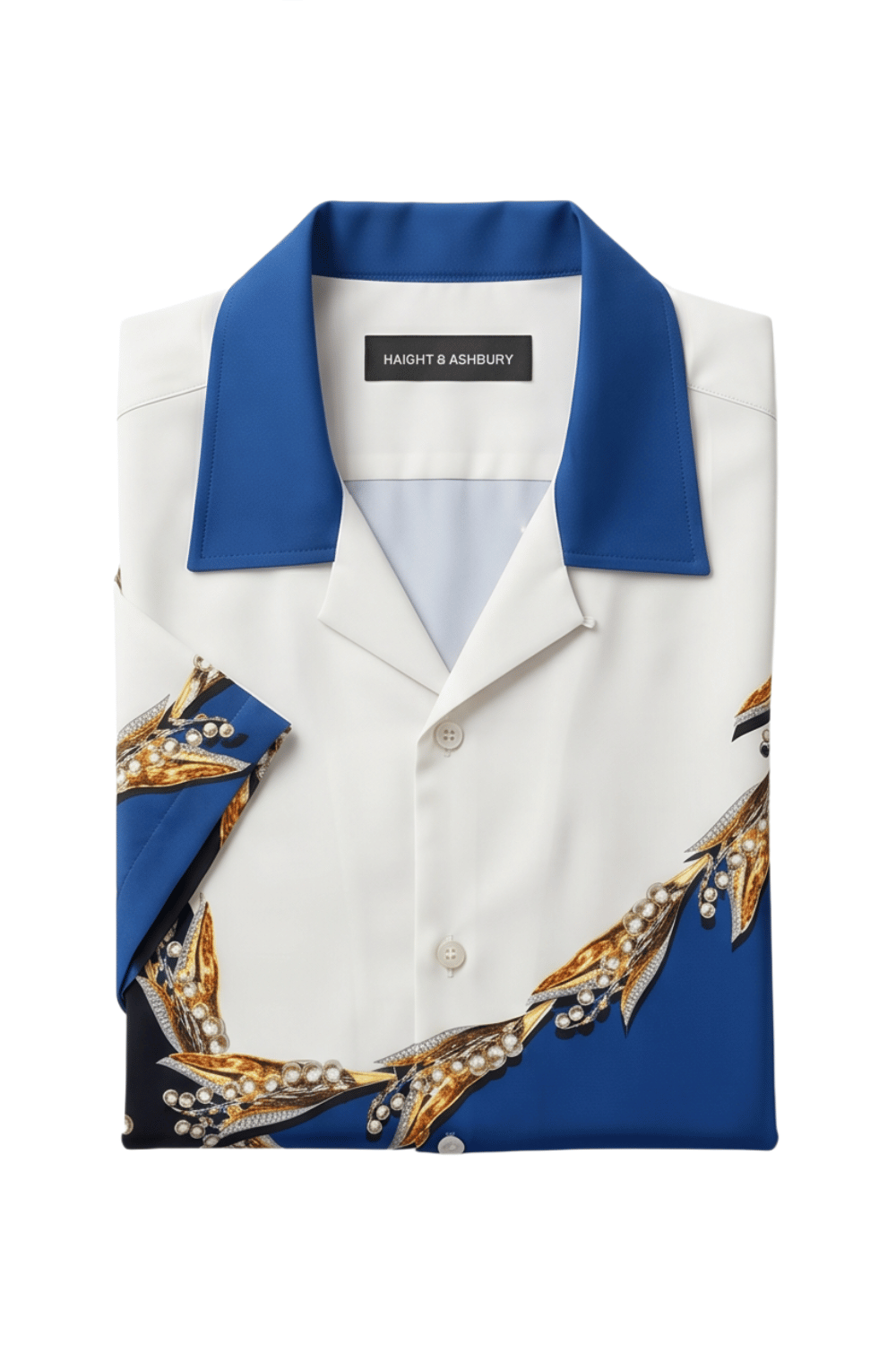 [48021-14] Resort Collar Short Sleeve Shirt