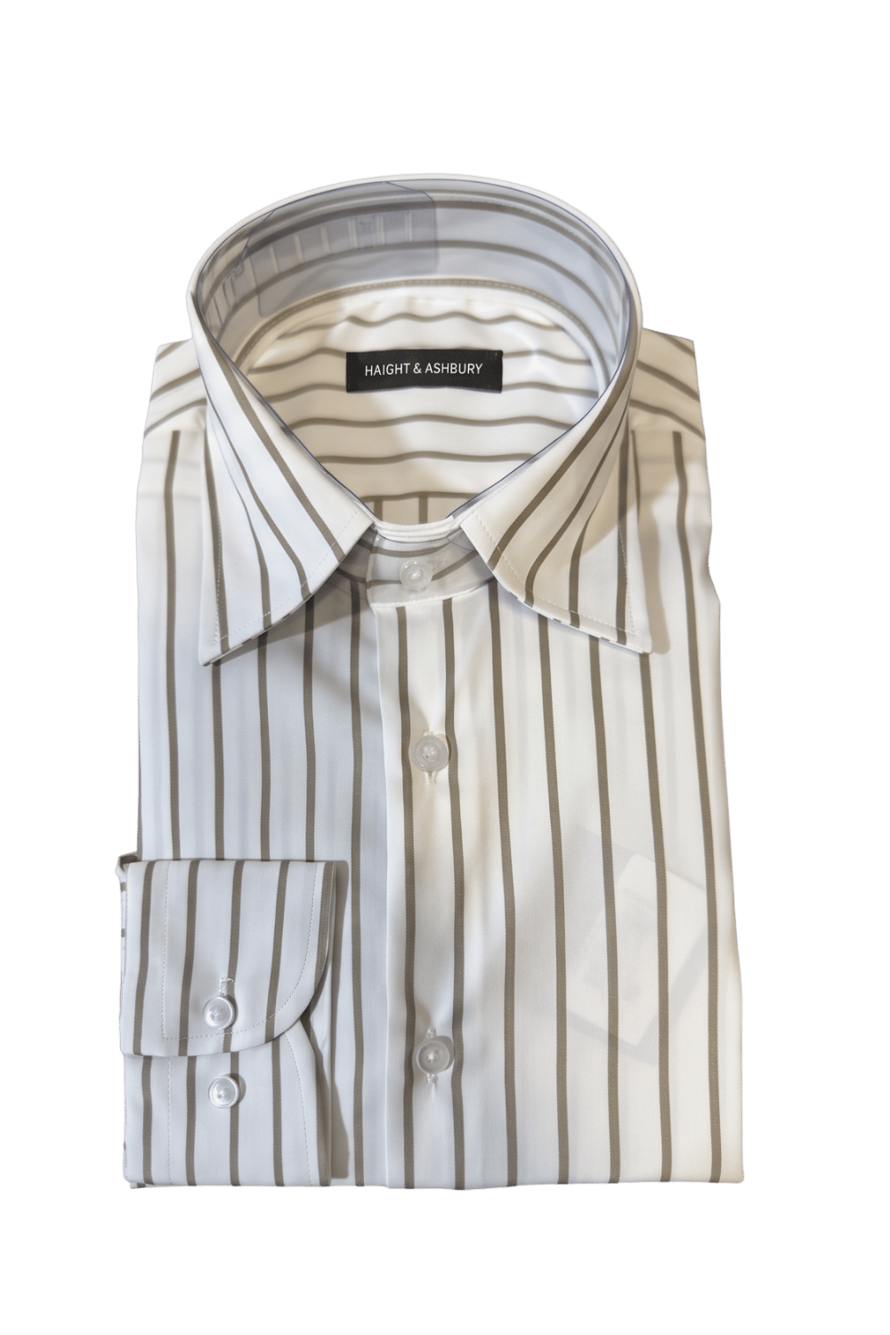 [48026-14] LS REVERSED BENGAL STRIPE DRESS SHIRT