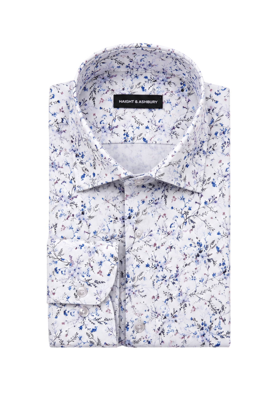 [48022-16] DT PRINTED DRESS SHIRT