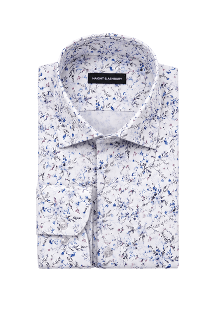 [48022-16] DT PRINTED DRESS SHIRT