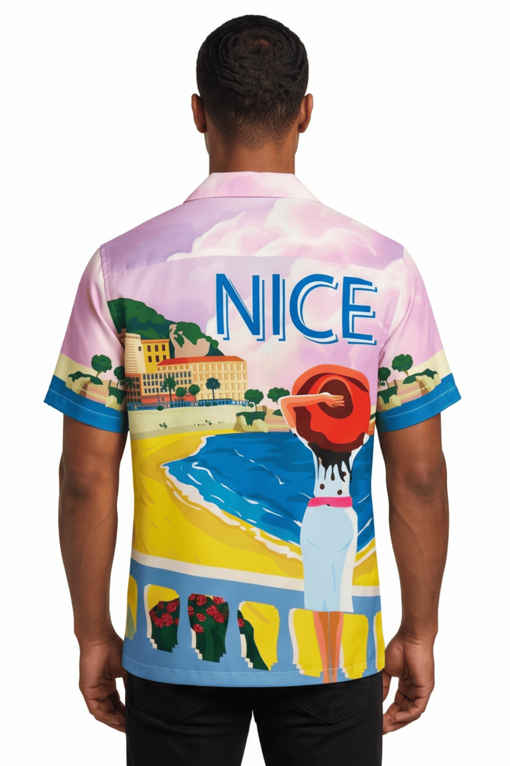 [48021-17] Resort Collar Short Sleeve Shirt