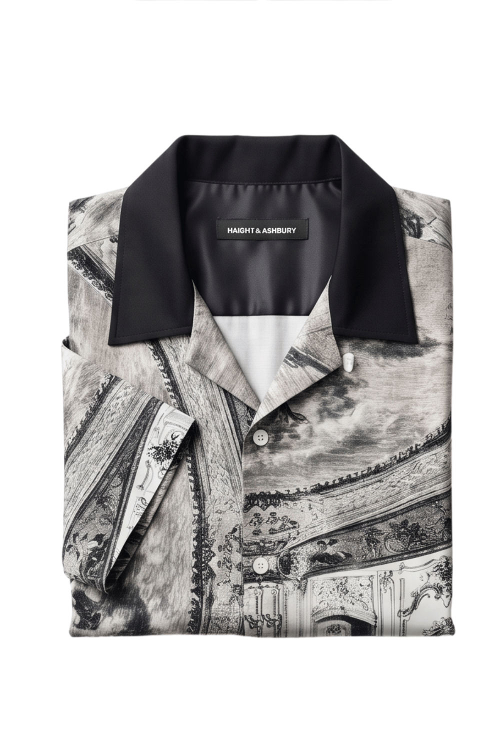 [48021-23] Resort Collar Short Sleeve Shirt