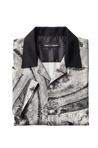 [48021-23] Resort Collar Short Sleeve Shirt