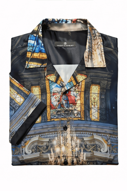 [48021-18] Resort Collar Short Sleeve Shirt
