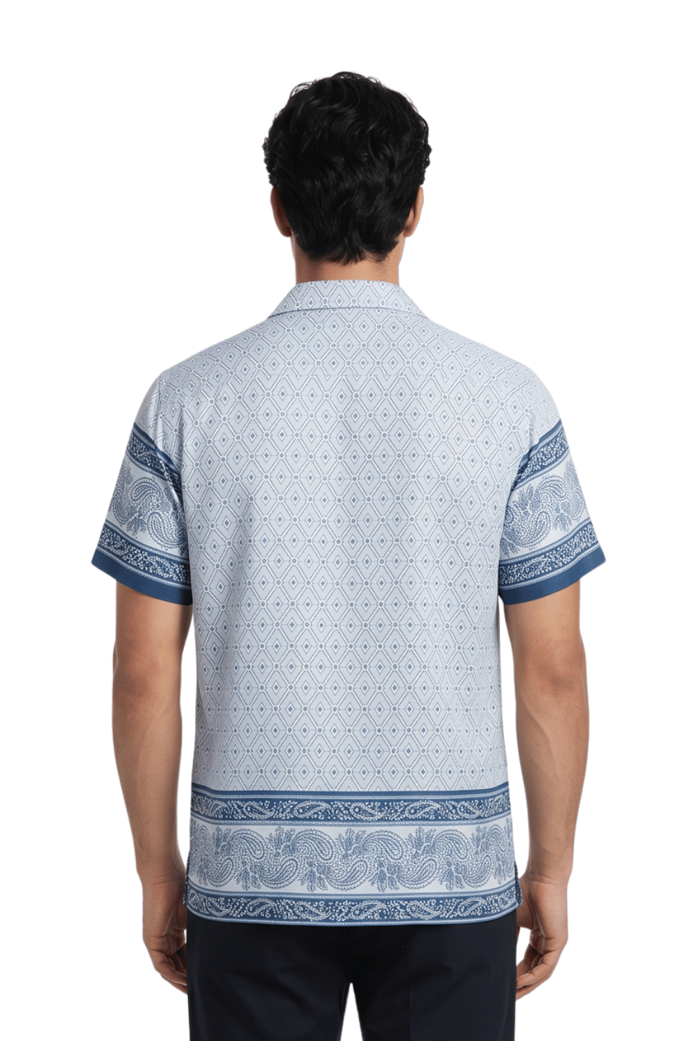 [48021-01] Resort Collar Short Sleeve Shirt