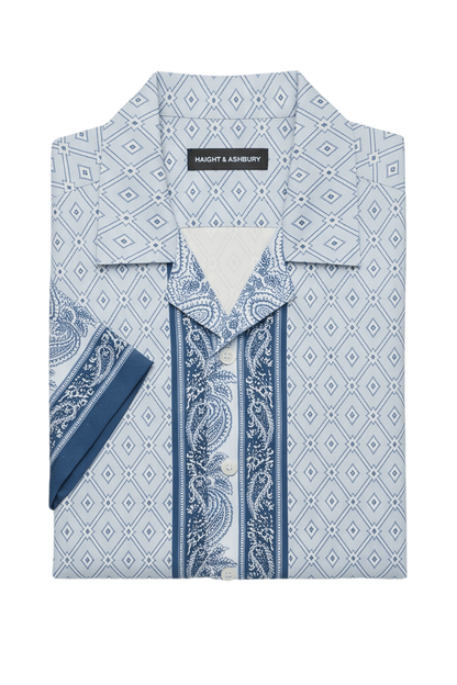 [48021-01] Resort Collar Short Sleeve Shirt