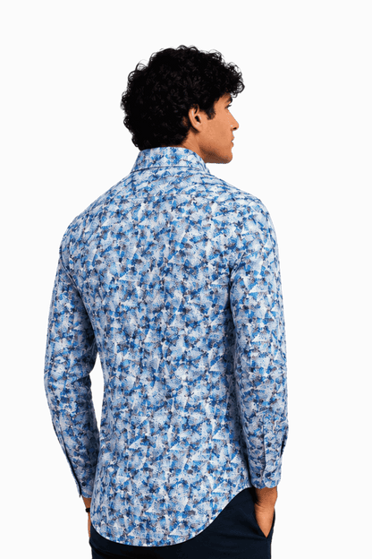 [48022-01] DT PRINTED DRESS SHIRT