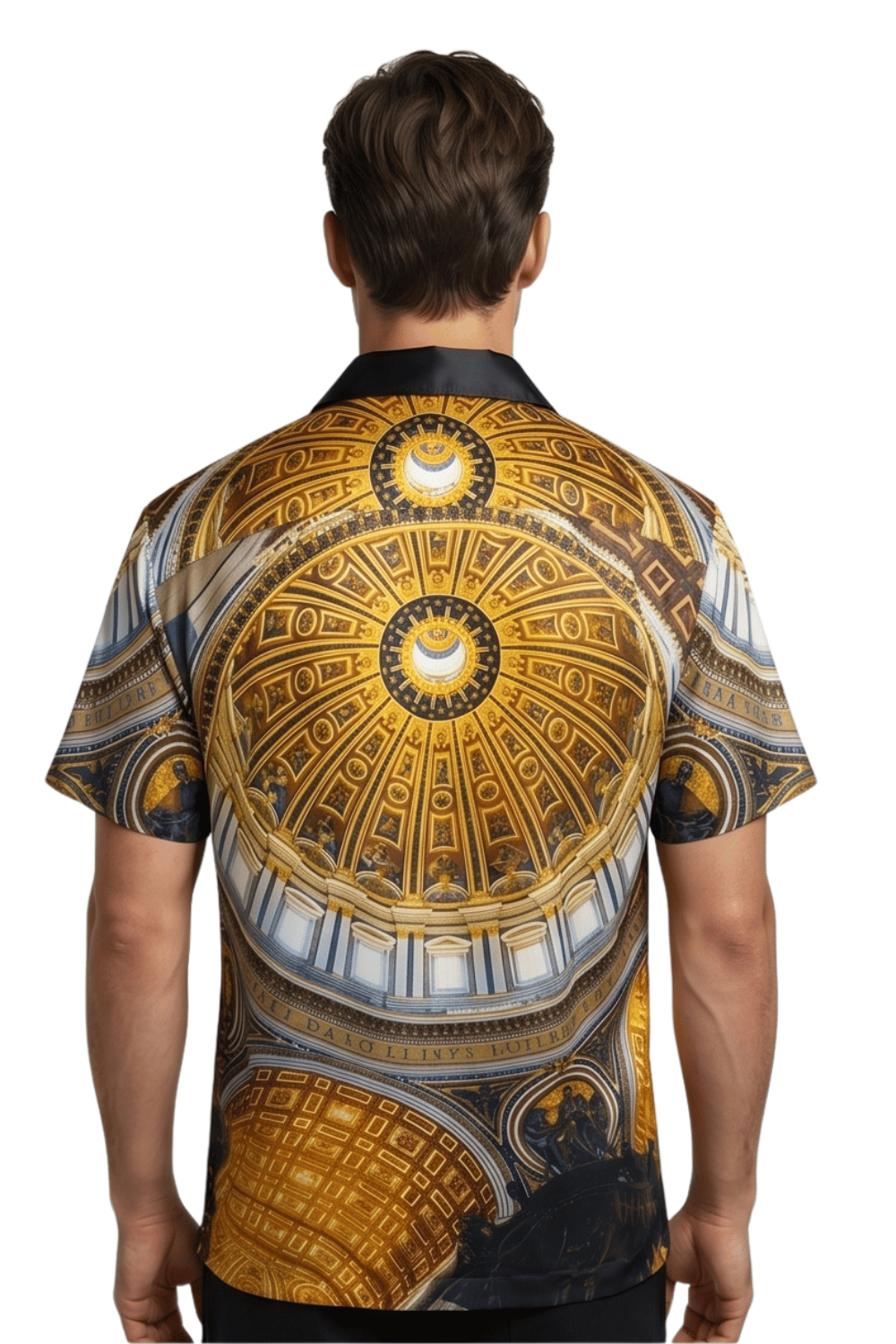 [48021-20] Resort Collar Short Sleeve Shirt