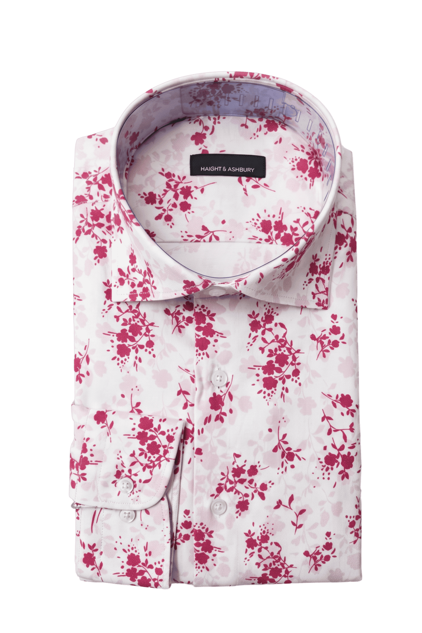 [48022-20] DT PRINTED DRESS SHIRT