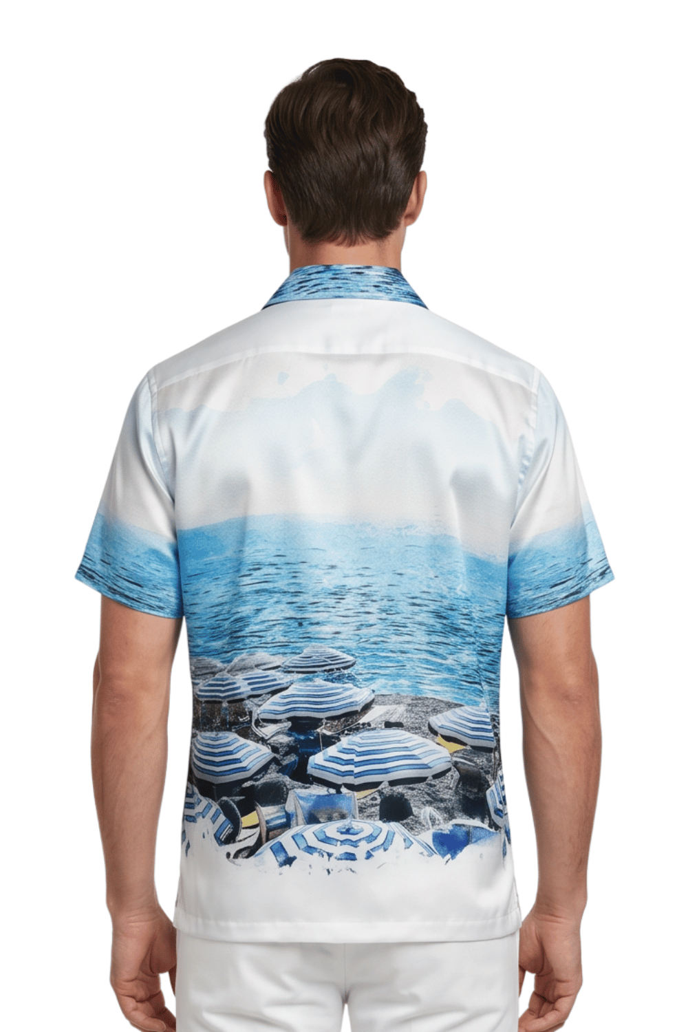 [48021-21] Resort Collar Short Sleeve Shirt