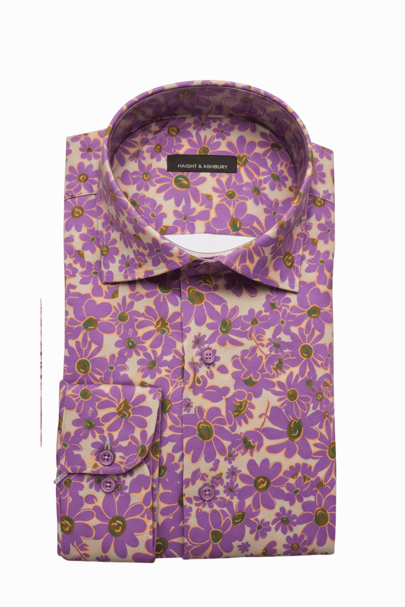 [48022-23] DT PRINTED DRESS SHIRT