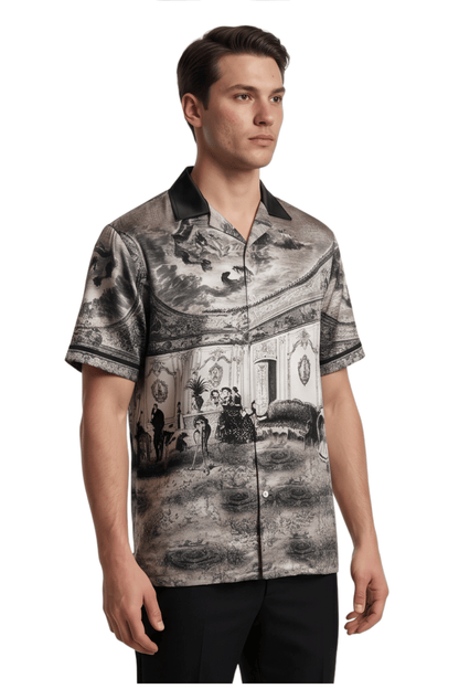 [48021-23] Resort Collar Short Sleeve Shirt