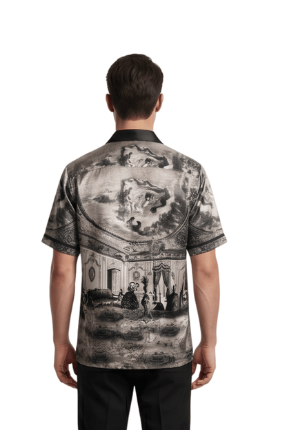 [48021-23] Resort Collar Short Sleeve Shirt