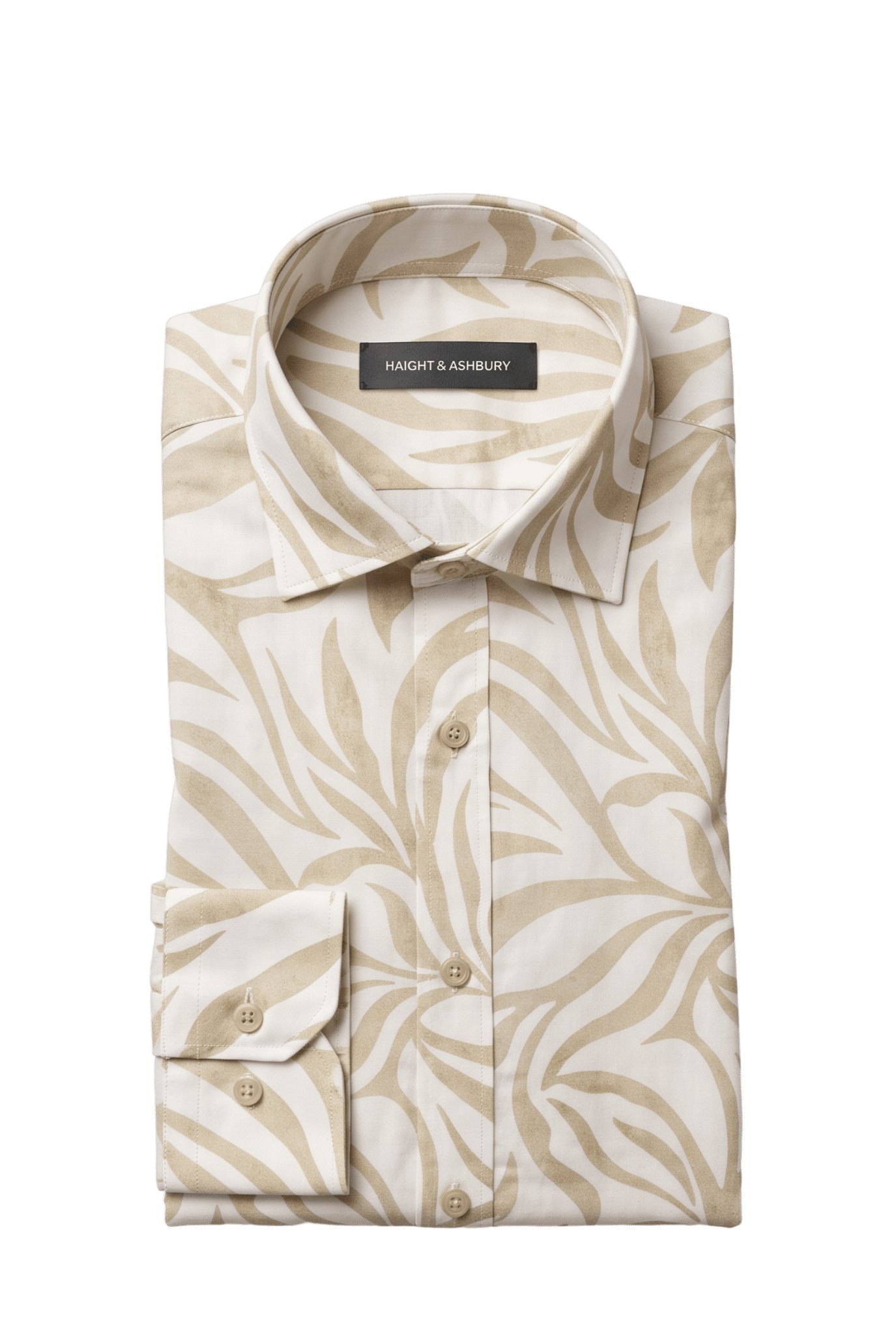 [48022-24] DT PRINTED DRESS SHIRT