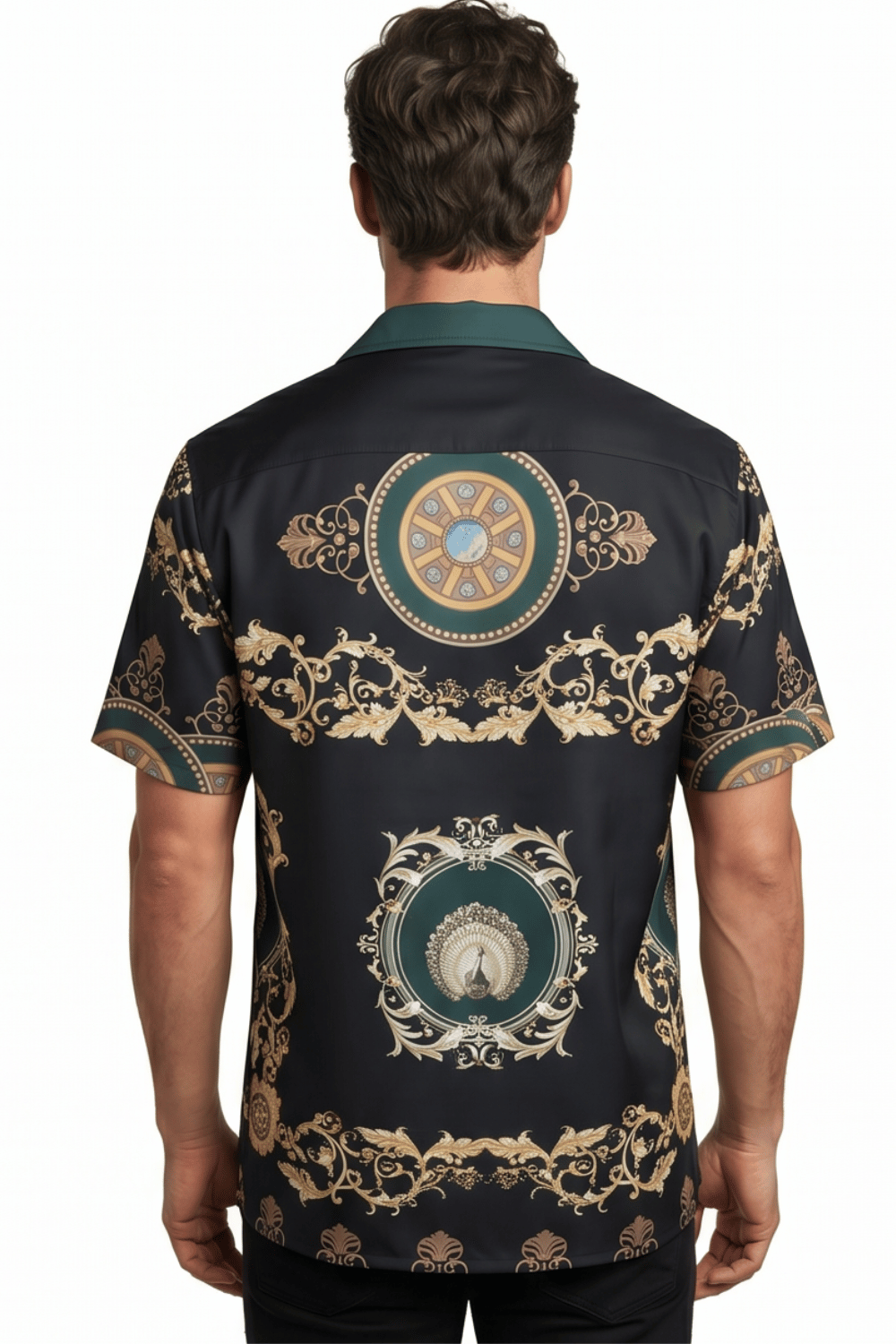 [48021-26] Resort Collar Short Sleeve Shirt