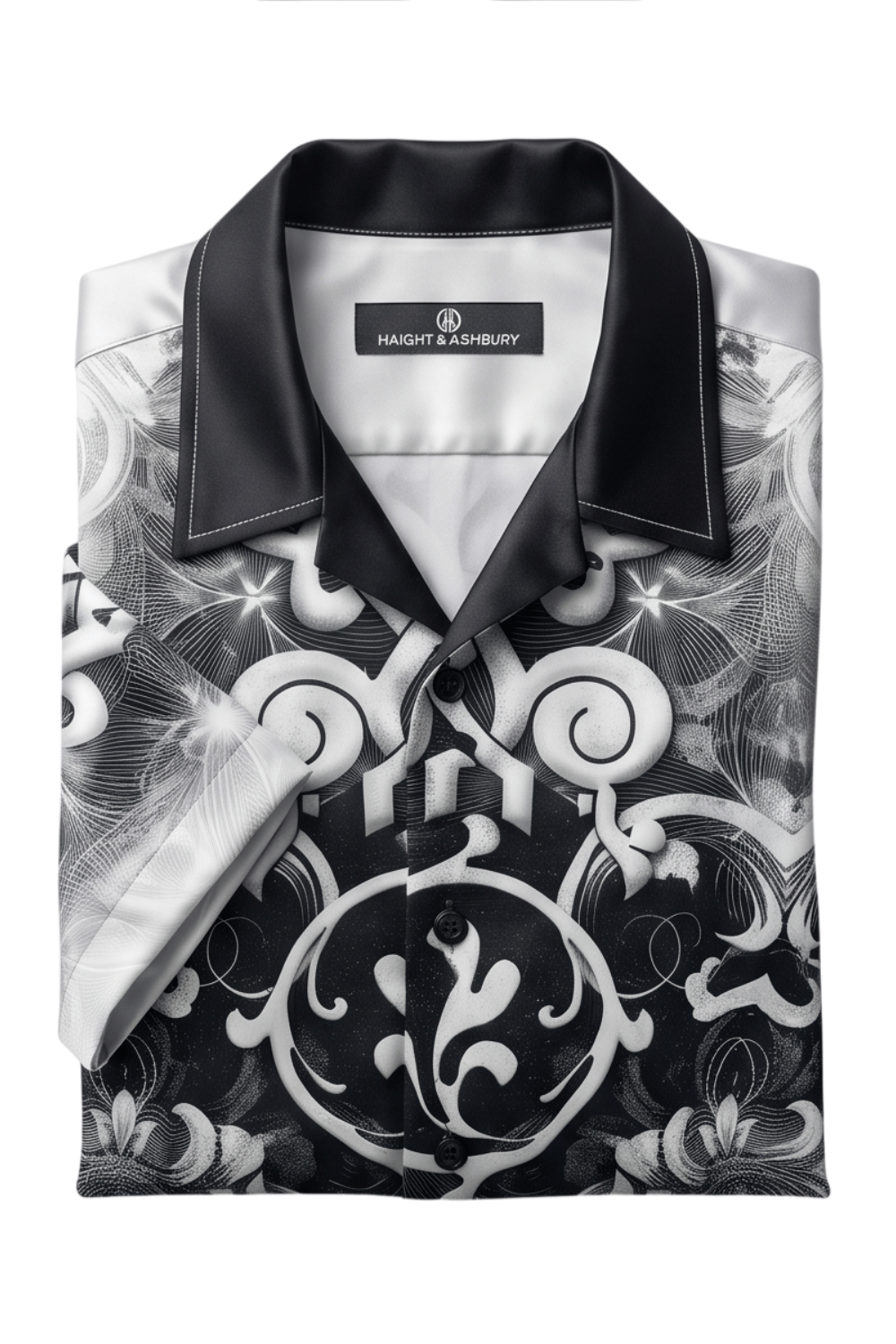 [48021-27] Resort Collar Short Sleeve Shirt