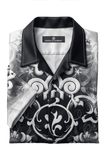 [48021-27] Resort Collar Short Sleeve Shirt