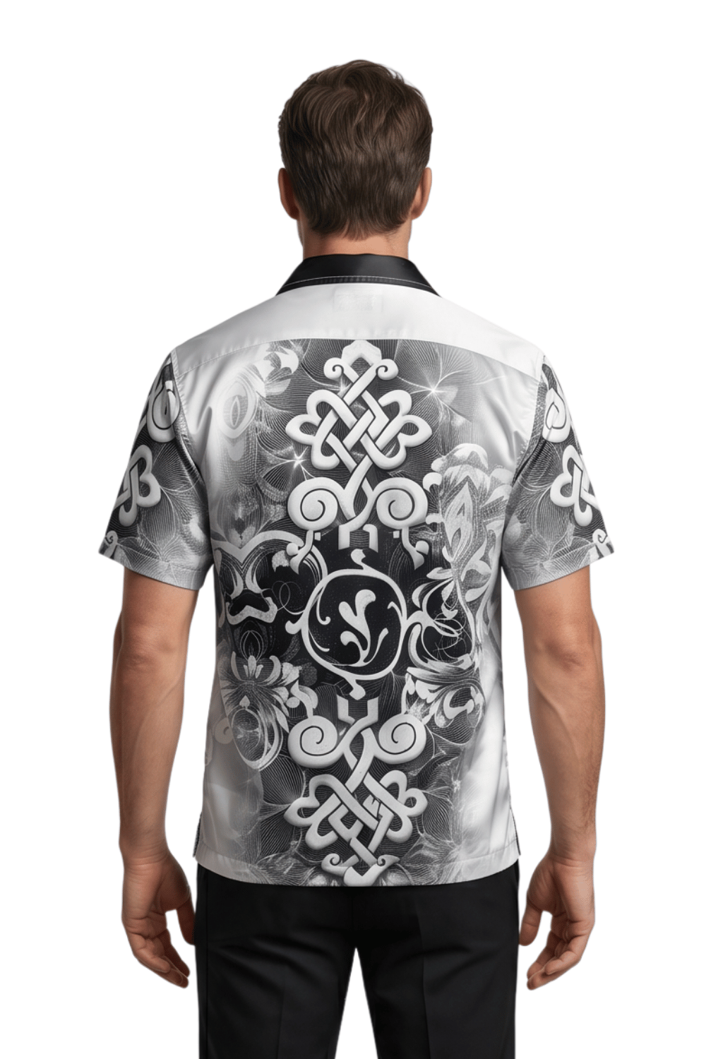 [48021-27] Resort Collar Short Sleeve Shirt