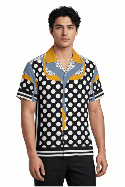 [48021-28] Resort Collar Short Sleeve Shirt