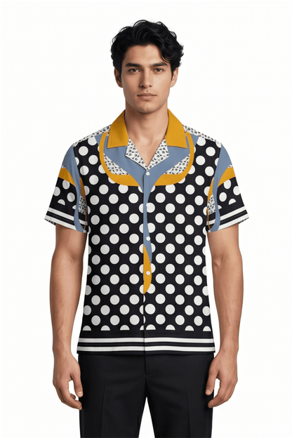 [48021-28] Resort Collar Short Sleeve Shirt