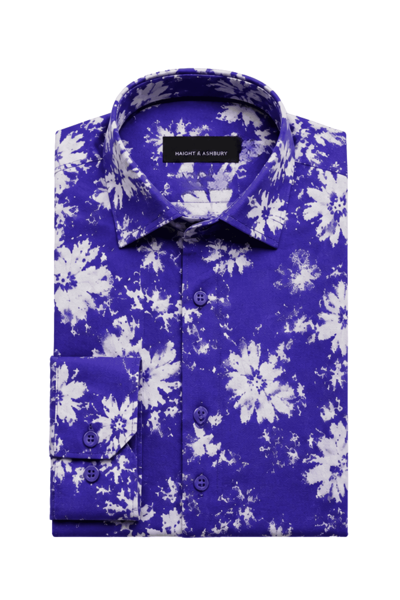 [48022-28] DT PRINTED DRESS SHIRT