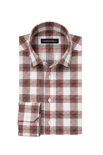 [48022-29] DT PRINTED DRESS SHIRT