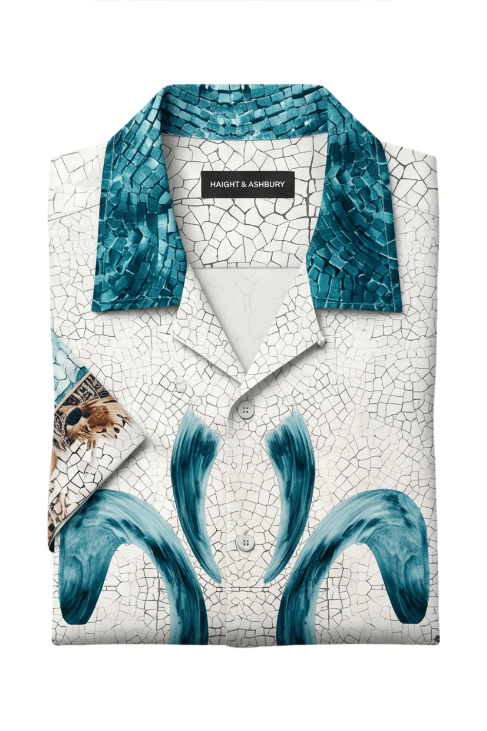 [48021-02] Resort Collar Short Sleeve Shirt