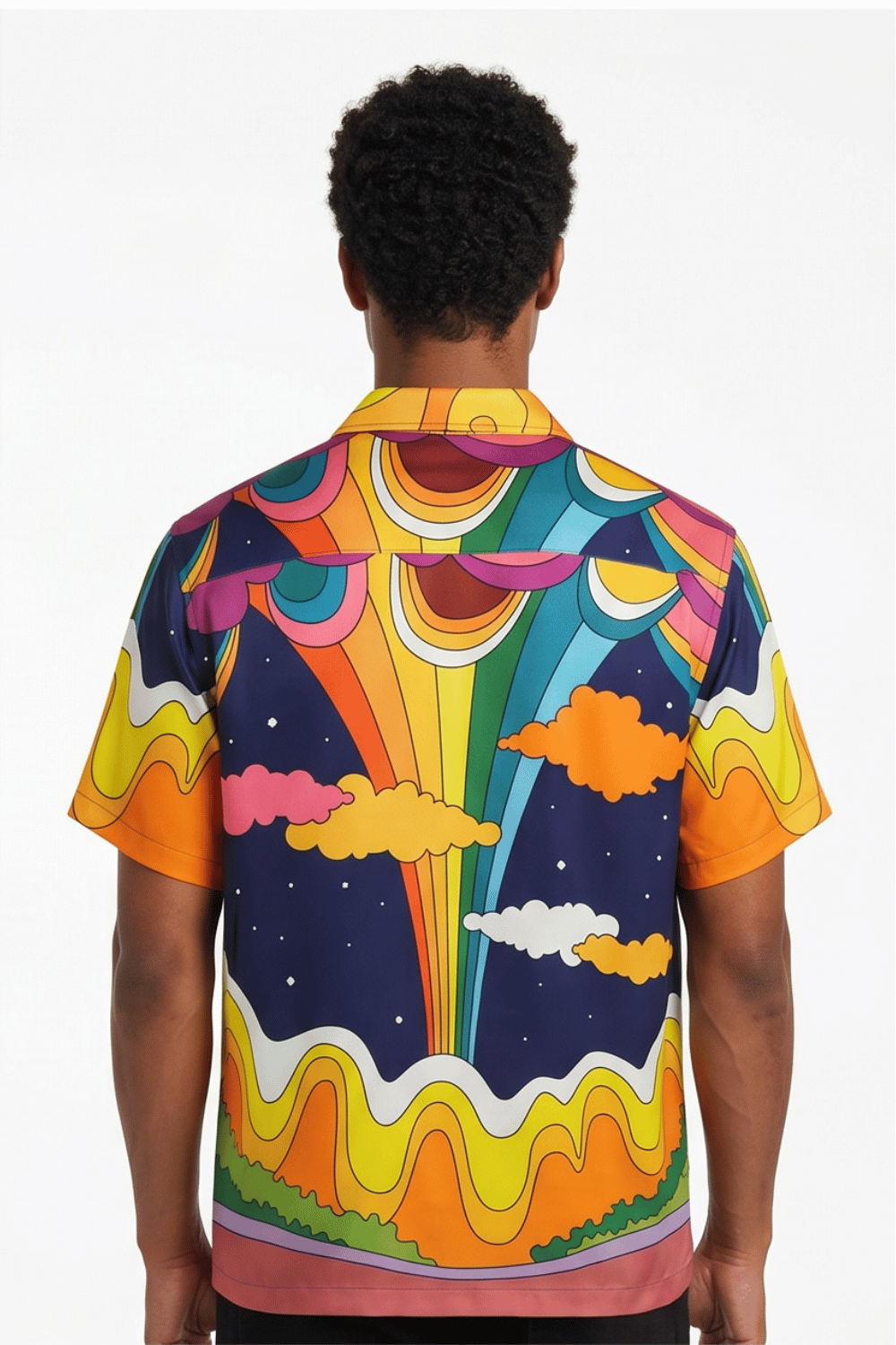[48021-30] Resort Collar Short Sleeve Shirt