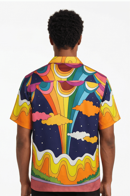 [48021-30] Resort Collar Short Sleeve Shirt