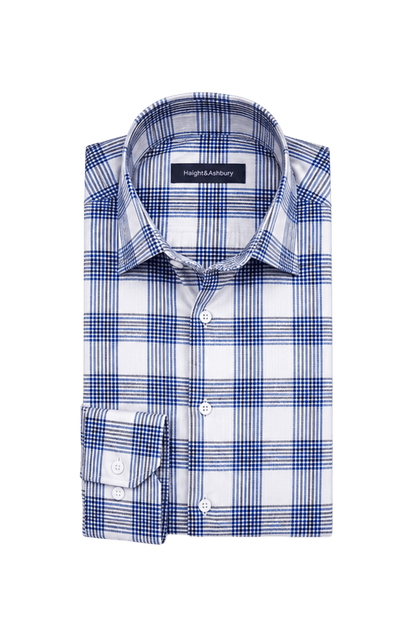 [48022-30] DT PRINTED DRESS SHIRT