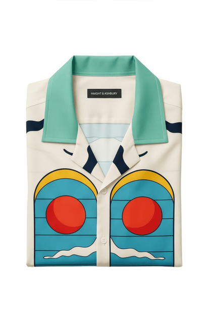 [48021-32] Resort Collar Short Sleeve Shirt