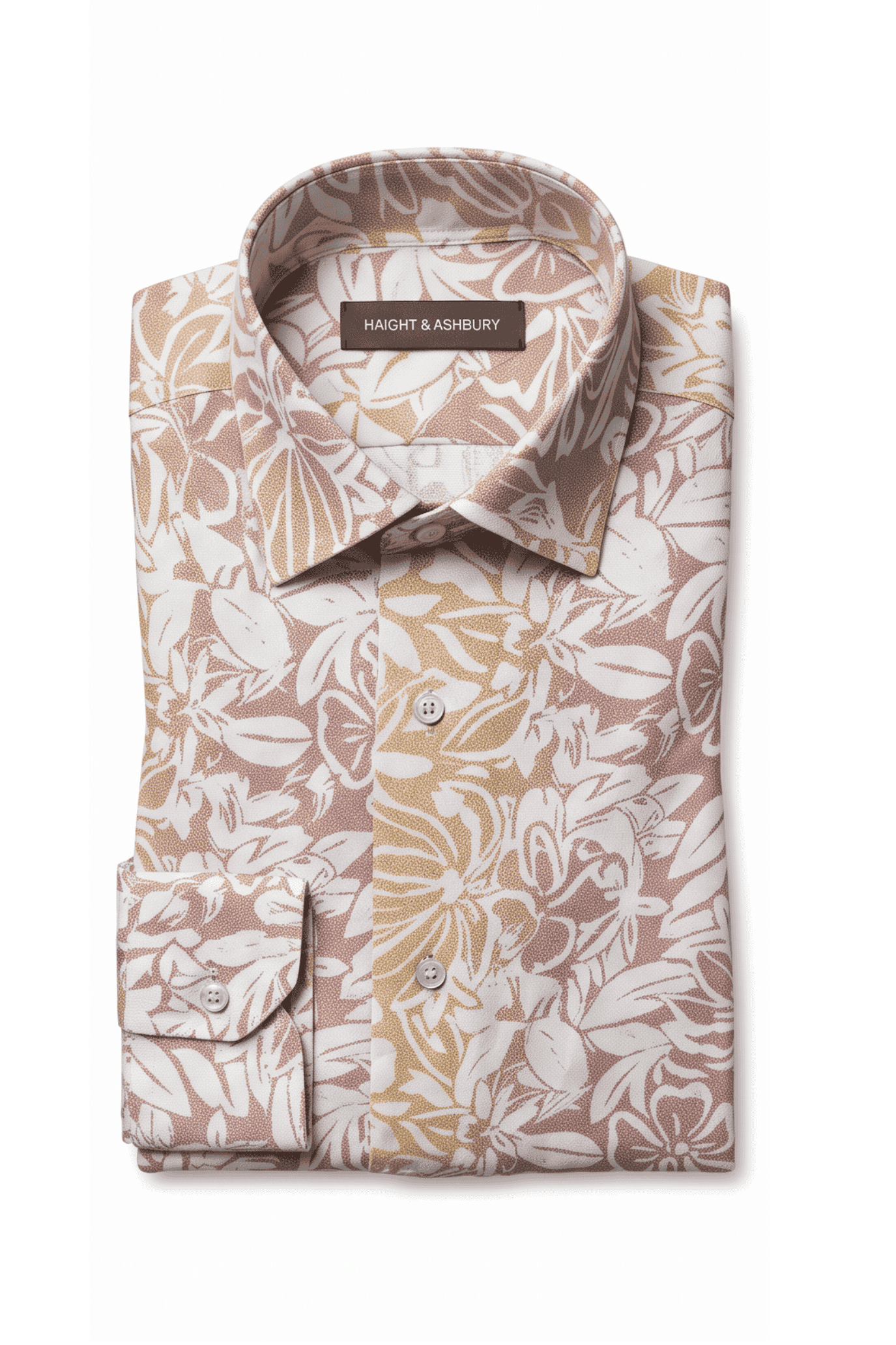 [48022-35] DT PRINTED DRESS SHIRT