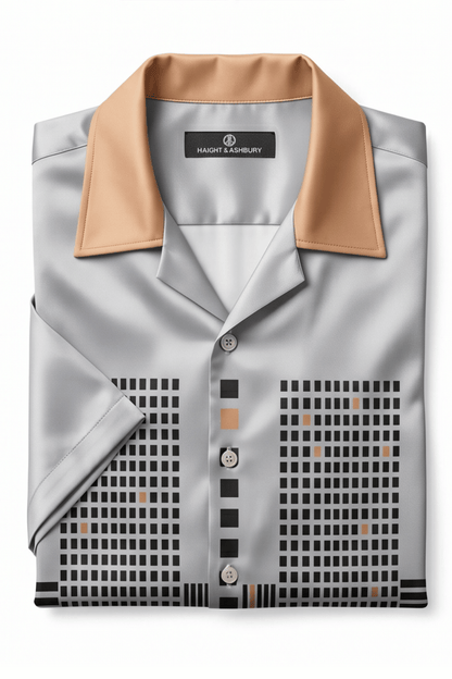 [48021-37] Resort Collar Short Sleeve Shirt