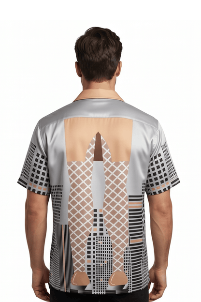 [48021-37] Resort Collar Short Sleeve Shirt